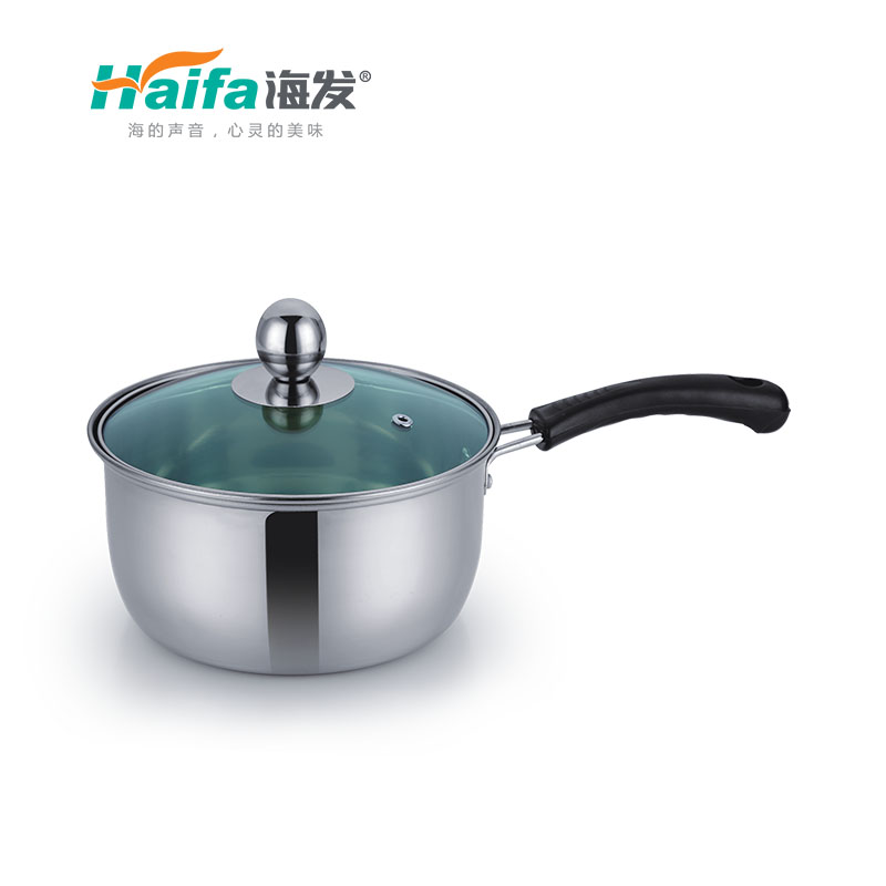 蓝钻1厘特厚单柄奶锅